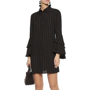 NWT Alice + Olivia pinstripe buttondown mini dress